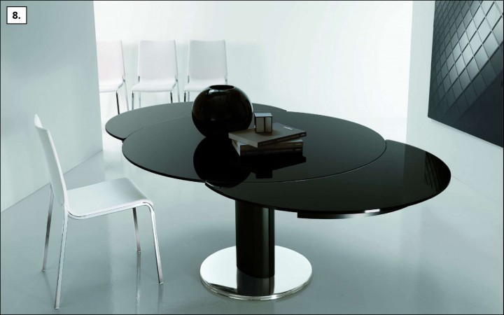 Stůl GIRO se skleněnou deskou
