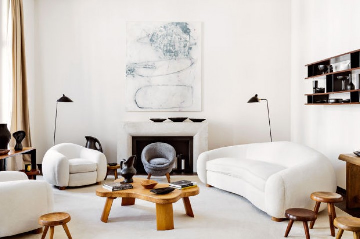 Artistický obývací pokoj